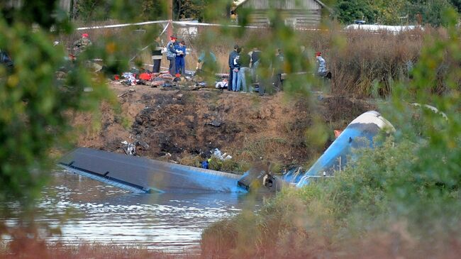 Крушение самолета Як-42 под Ярославлем