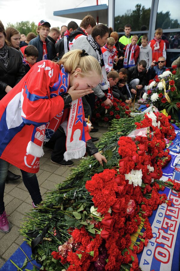 Мероприятия, посвященные годовщине трагедии ХК Локомотив