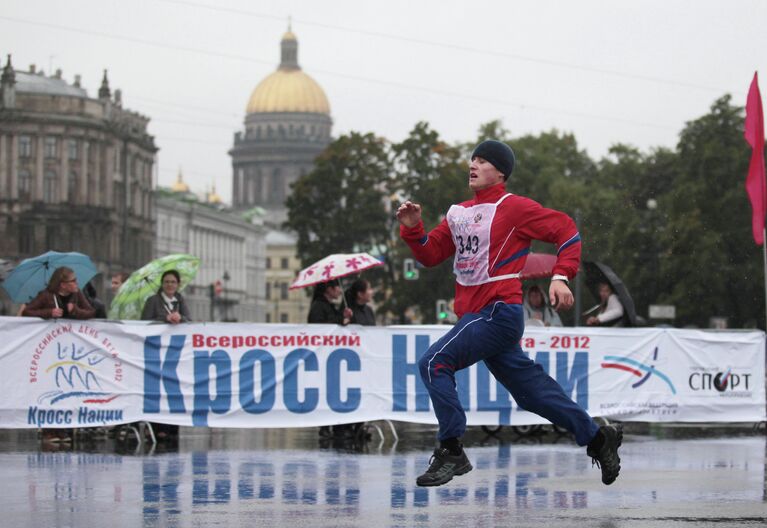 Всероссийский день бега Кросс Нации - 2012 в Санкт-Петербурге