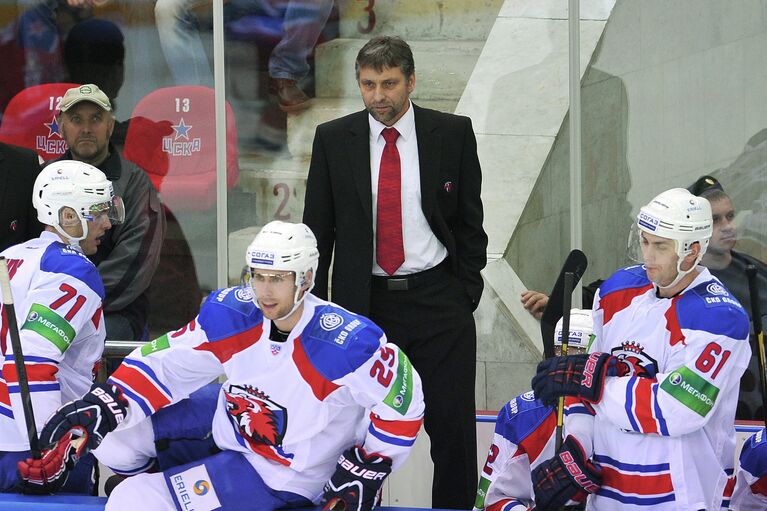 Хоккей. КХЛ. Матч ЦСКА - Лев