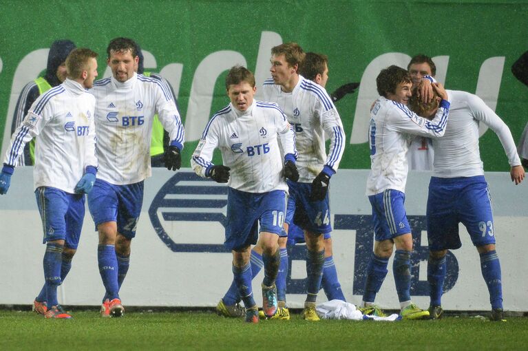 Футболисты московского Динамо