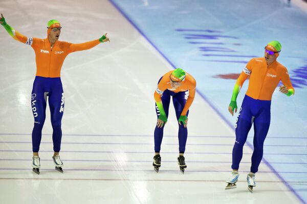 Конькобежцы сборной Нидерландов