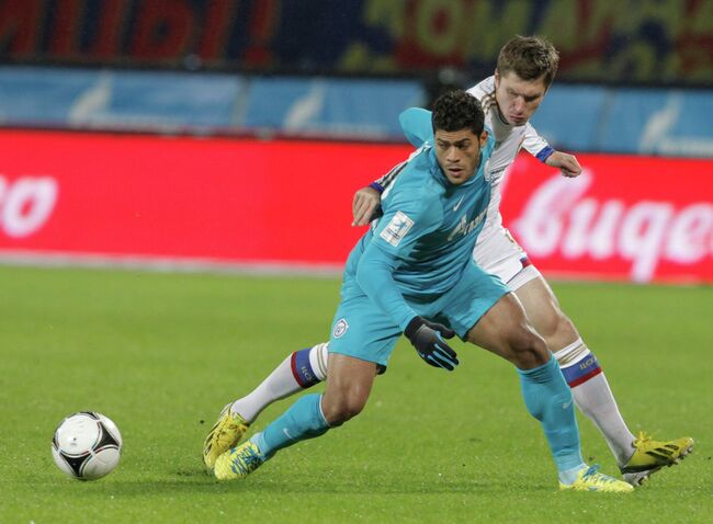 Игровой момент матча Зенит - ЦСКА