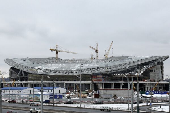Строительство стадиона Казань Арена
