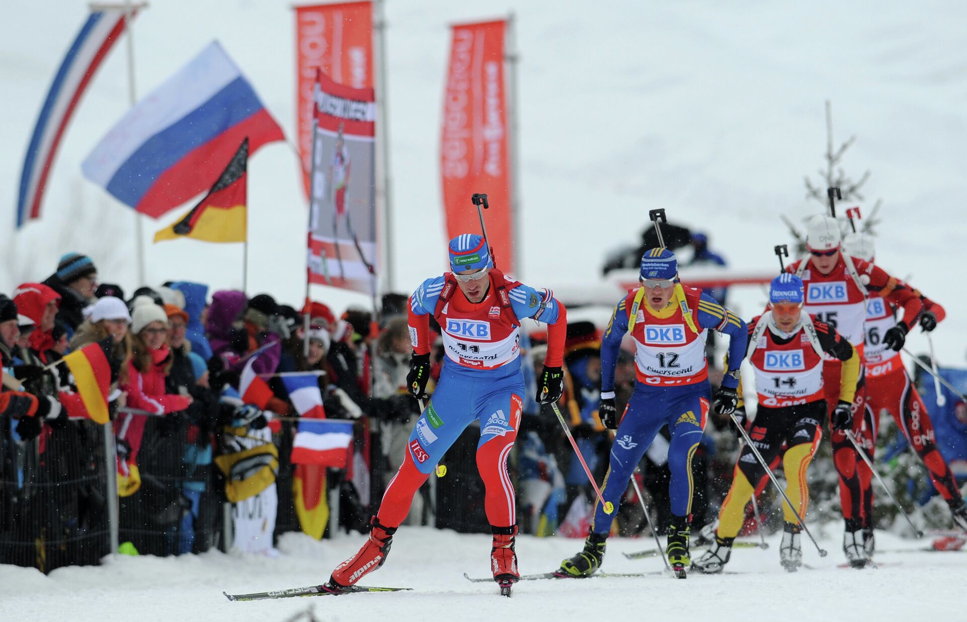 Биатлон Чемпионат мира мужчины пасьют