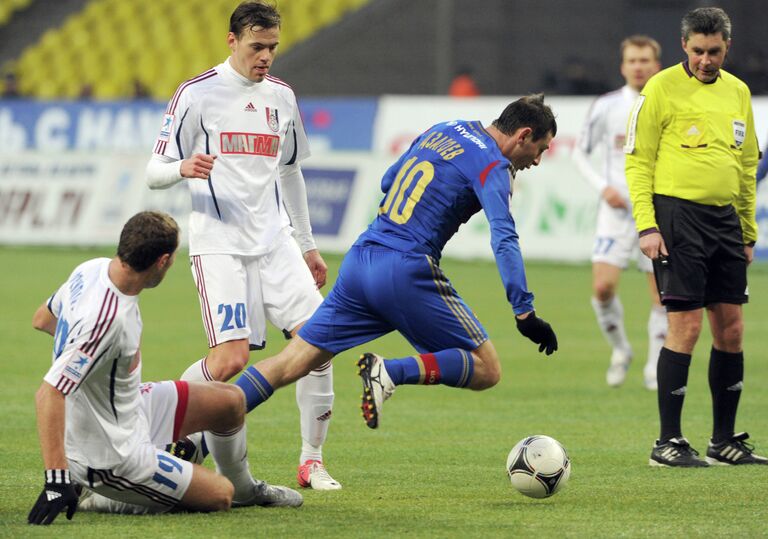 Игровой момент матча ЦСКА - Мордовия Игровой момент матча ЦСКА - Мордовия