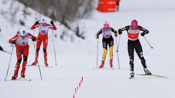 Женский спринт Кубка мира по лыжным гонкам в Кэнморе (Канада)