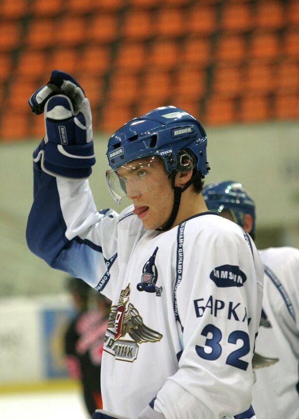 Форвард Динамо Александр Овечкин во время локаута в НХЛ