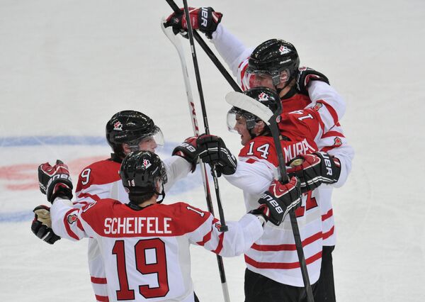 Игроки молодежной сборной Канады по хоккею