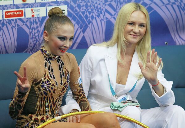  Дарья Кондакова с тренером Анной Шумиловой