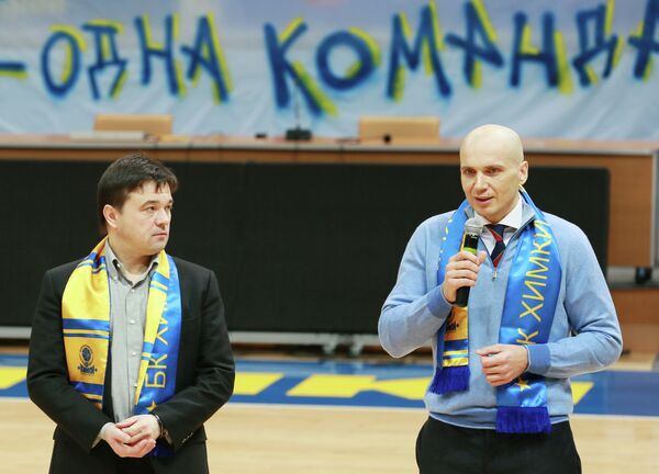 Андрей Воробьев (справа) и Дмитрий Голубков