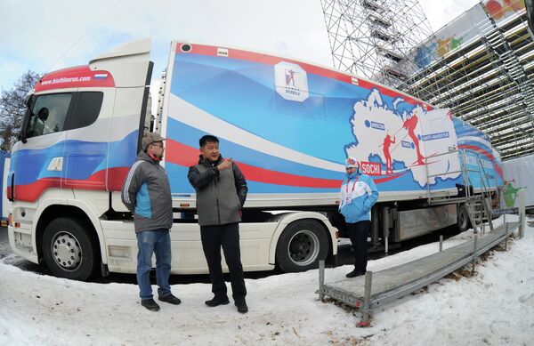 Новый вакс-грузовик российской сборной по биатлону