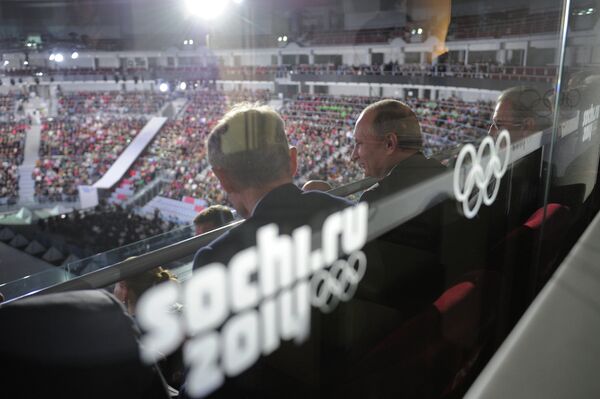 В.Путин на торжественной церемонии Год до Олимпийских игр-2014