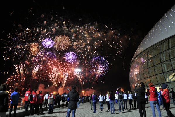 Праздничное мероприятие Год до Олимпийских игр-2014