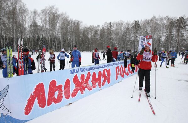 Всероссийская массовая гонка Лыжня России – 2013