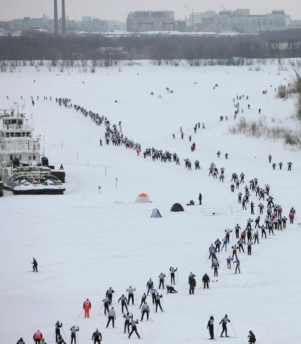 Всероссийская массовая гонка Лыжня России – 2013