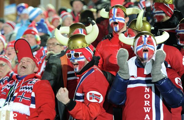 Норвежские болельщики