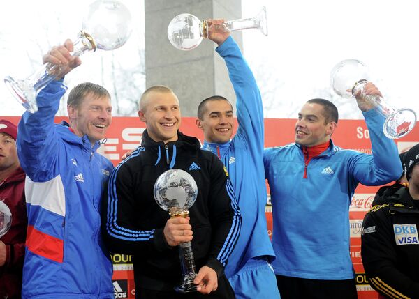Александр Зубков, Алексей Негодайло, Дмитрий Труненков и Максим Мокроусов (слева направо)
