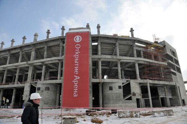 Строительство нового стадиона футбольного клуба Спартак