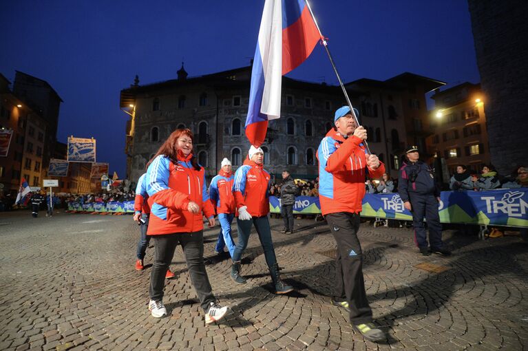 Церемония открытия чемпионата мира по лыжным видам спорта