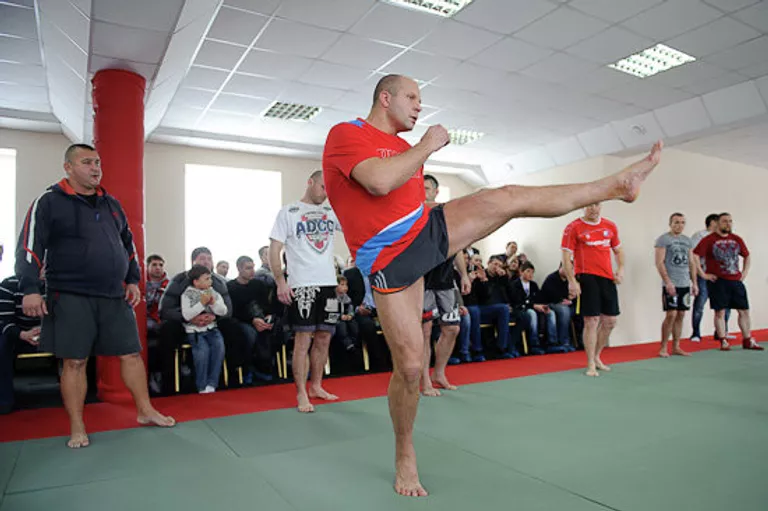 Федор Емельяненко (в центре) Федор Емельяненко (в центре)