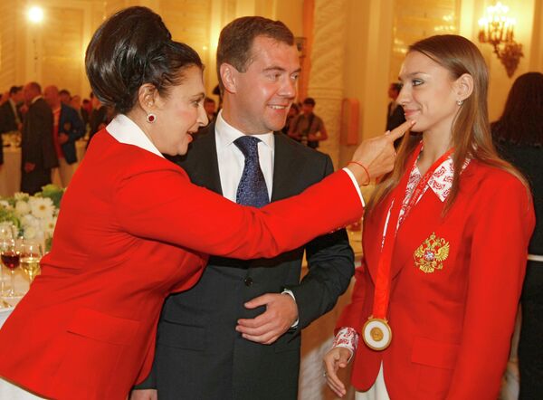 Дмитрий Медведев, чемпионы и призеры XXIX летних Олимпийских Игр в Пекине