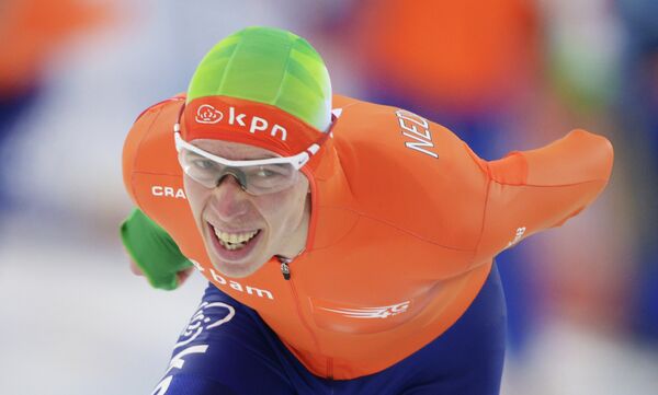 Голландский конькобежец Йоррит Бергсма