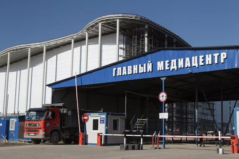 Строительство Главного Медиа Центра в Олимпийском парке в Сочи Строительство Главного Медиа Центра в Олимпийском парке в Сочи