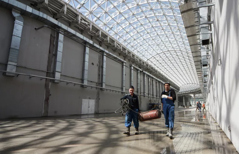 Строительство Главного Медиа Центра в Олимпийском парке в Сочи Строительство Главного Медиа Центра в Олимпийском парке в Сочи