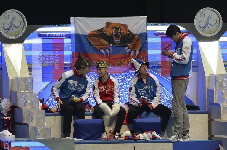 Спортсмены российской сборной по фигурному катанию Спортсмены российской сборной по фигурному катанию