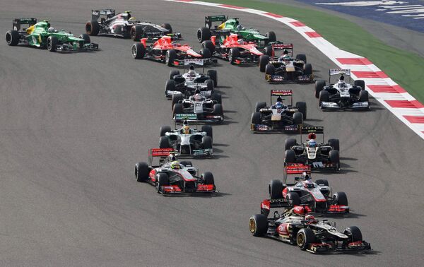Пилоты Формулы-1 на этапе Гран-при Бахрейна