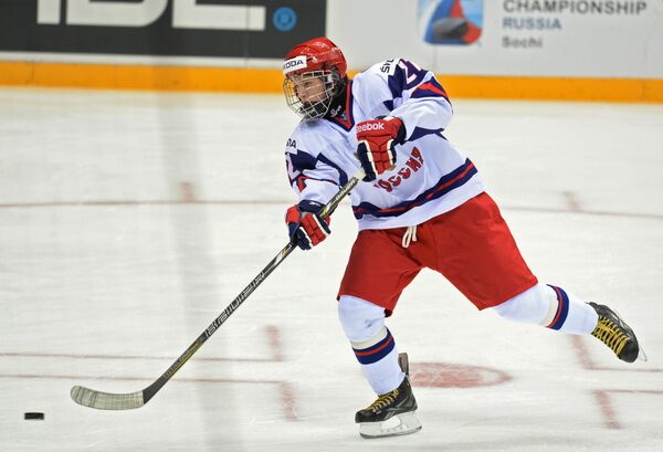 Игрок российской сборной Валерий Ничушкин