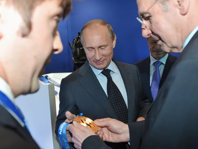 Рабочая поездка президента РФ В.Путина в Санкт-Петербург