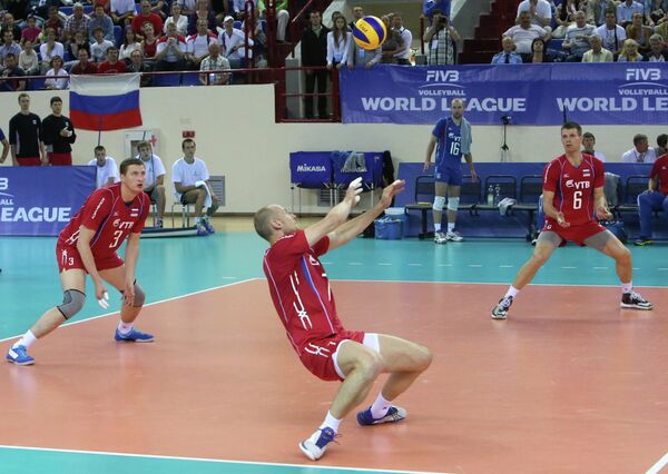Волейбол. Мировая Лига. Матч Россия - Сербия