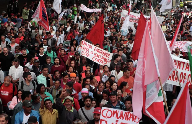 Протест в Бразилии