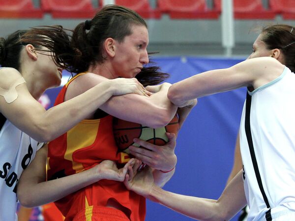 Баскетбол. Чемпионат Европы. Женщины. Матч Словакия - Испания