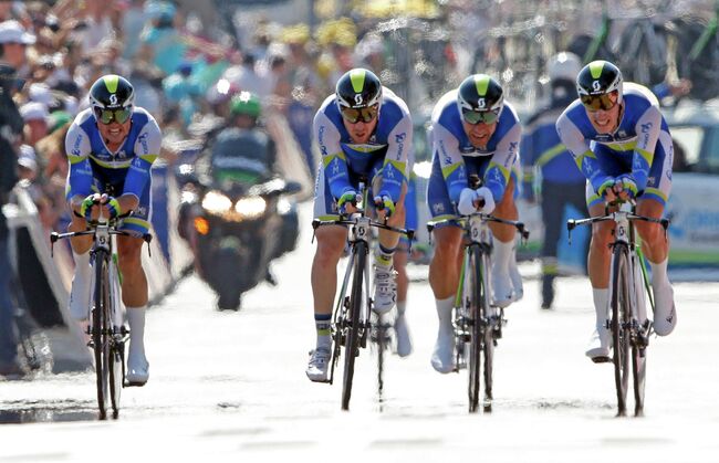 Члены команды Orica Greenedge