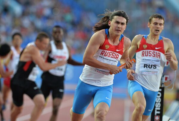 Российские спортсмены Радэль Кашефразов и Дмитрий Буряк (слева направо)