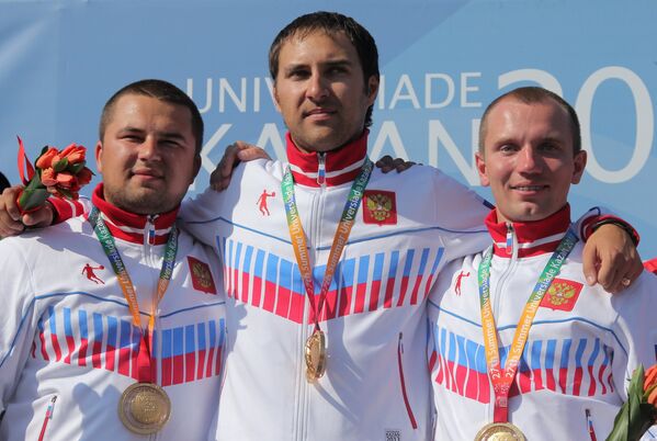 Артем Некрасов, Михаил Лейбо, Александр Фурасьев (слева направо)
