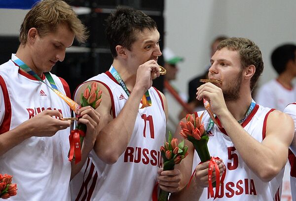Баскетболисты сборной России