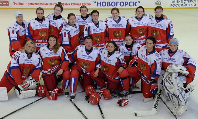 Хоккеистки сборной России