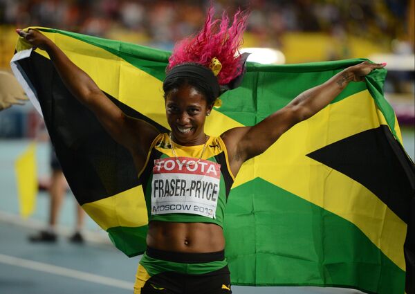 Чемпионка мира Шелли-Энн Фрейзер-Прайс (Ямайка)