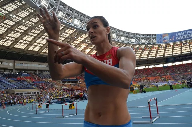 Российская спортсменка Елена Исинбаева