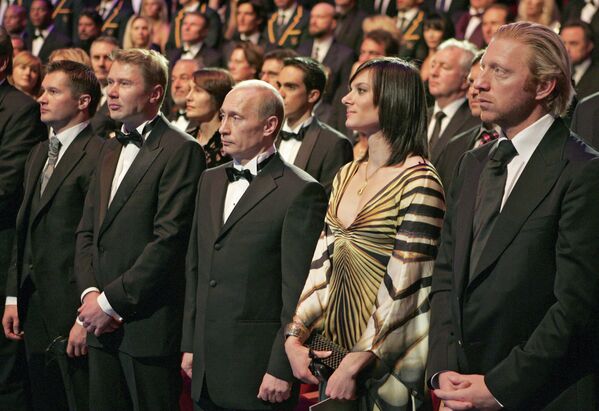 Алексей Немов, Владимир Путин и Елена Исинбаева