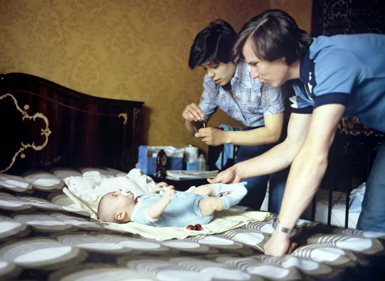 Ирина Роднина и Александр Зайцев с сыном Ирина Роднина и Александр Зайцев с сыном