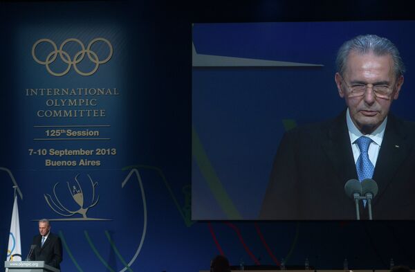 Жак Рогге на закрытии 125-й сессии МОК