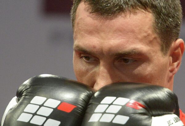 Украинский боксер Владимир Кличко