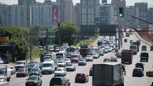 Движение по улицам Москвы