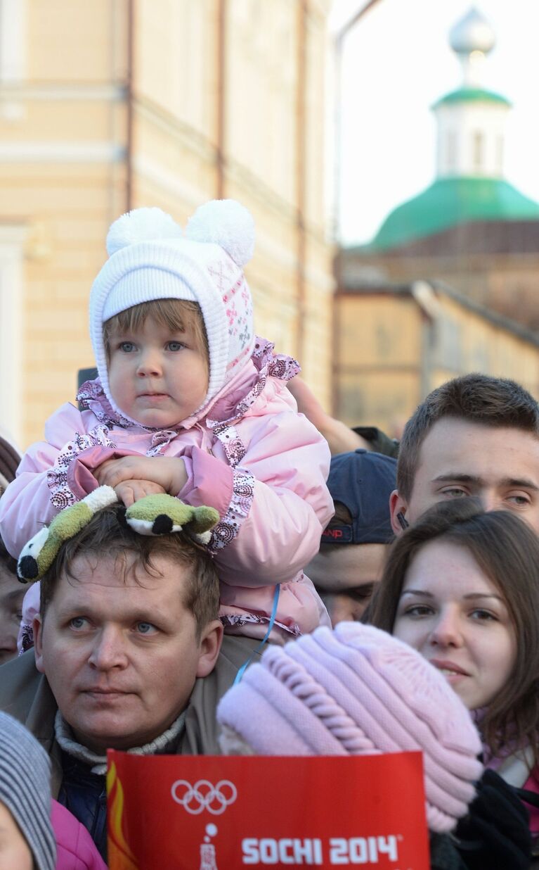 Эстафета Олимпийского огня. Вологда