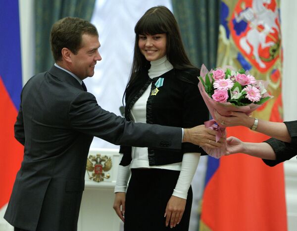 Дмитрий Медведев и Лариса Ильченко